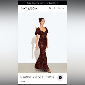 NWT - Rat & Boa MAGNOLIA Dress